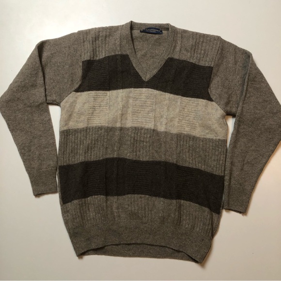 Vintage Oxford Mens 100% Lambswool Sweater Medium - Picture 1 of 5